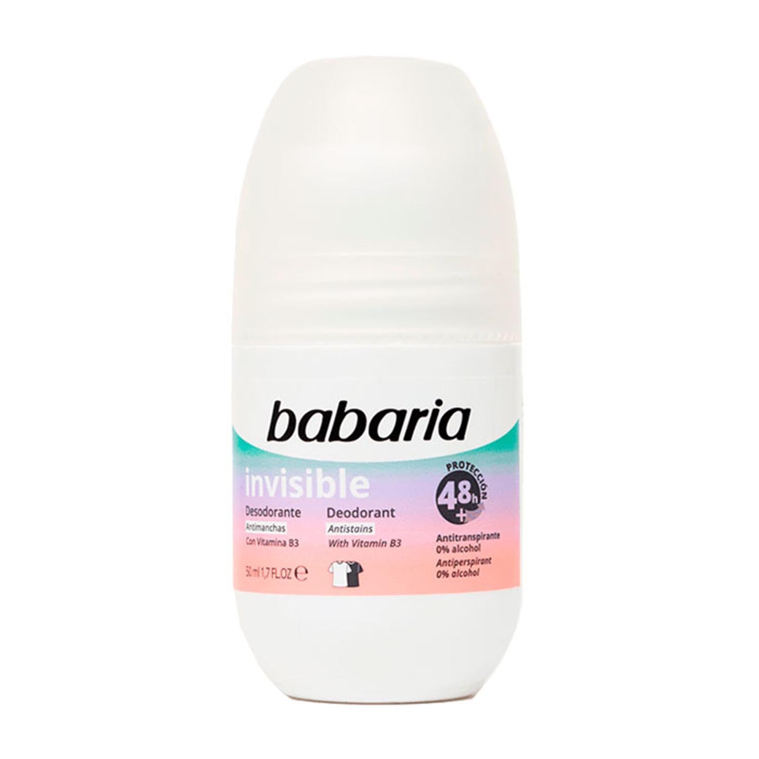 Babaria Invisible Desodorante Roll-On 50Ml